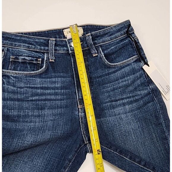 L'AGENCE High Line - Size 25 - Skinny Jeans Dark Wash Blue Destructed - Picture 10 of 12